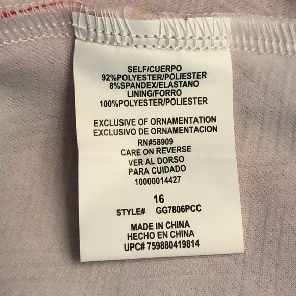 GB Girls Dress Cut Out Back w/lace up sides - Picture 3 of 3